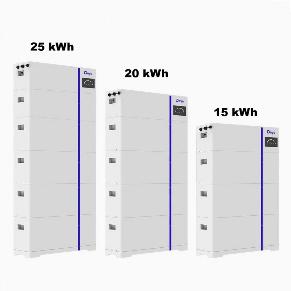 Deye AI-W5.1-B 20.48 kWh — Система хранения 20.48 кВт·ч (4 модуля + PDU3 + Base), LiFePO₄, IP65