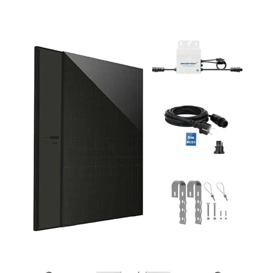 Balcony solar kit 600W — Балконная солнечная система 600 Вт. Готовый комплект для подключения к сети (plug & play)