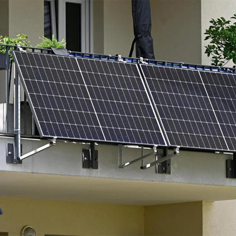 Balcony solar kit 600W — Балконная солнечная система 600 Вт. Готовый комплект для подключения к сети (plug & play)