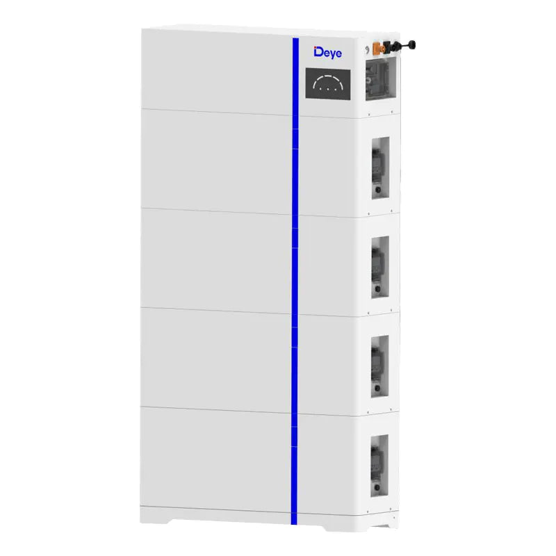 Deye AI-W5.1-B 5.12 kWh — Базовый комплект энергонакопителя 5.12 кВт·ч, LiFePO₄, IP65, с PDU и основанием и возможностью масштабирования