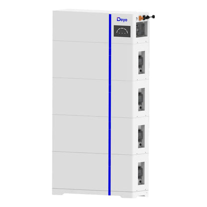 Deye AI-W5.1-B 5.12 kWh — Базовый комплект энергонакопителя 5.12 кВт·ч, LiFePO₄, IP65, с PDU и основанием и возможностью масштабирования