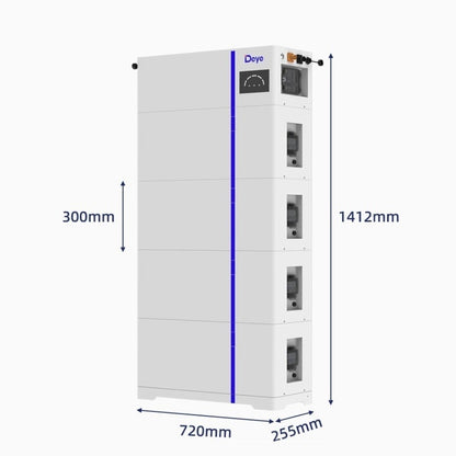 Deye AI-W5.1-B 10.24 kWh — Система хранения 10.24 кВт·ч (2 модуля + PDU3 + Base), LiFePO₄, IP65