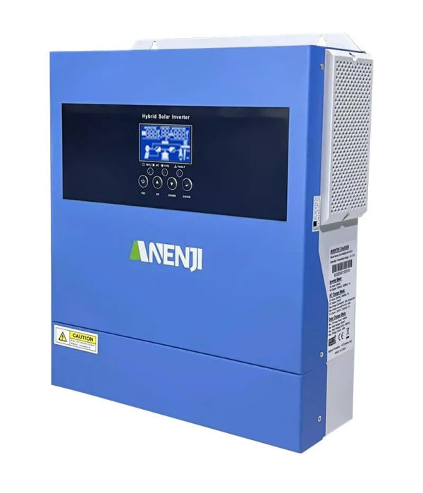 Anenji ANJ-4000W 24V — Однофазный гибридный инвертор 4 кВт, 24 В, с MPPT-контроллером заряда