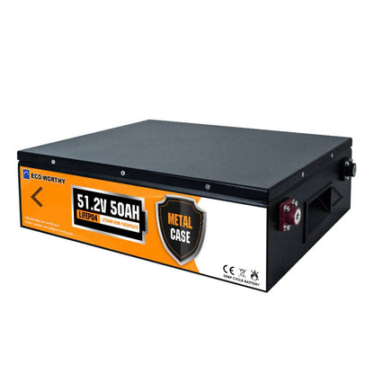Eco-Worthy 51.2V 50Ah LiFePO4 baterija